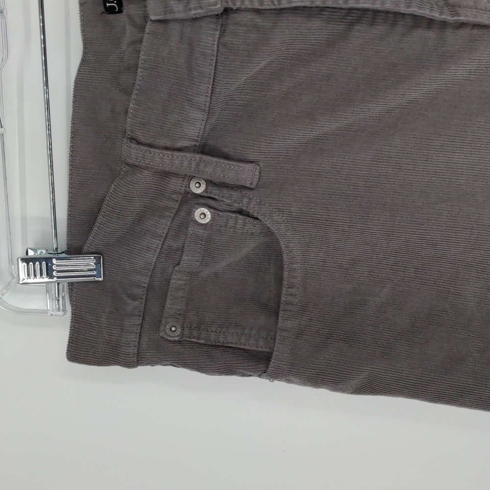 J. Crew Men's Gray Corduroy Slim Straight Pants Size 33 Minimalist Office Casual - Picture 8 of 14